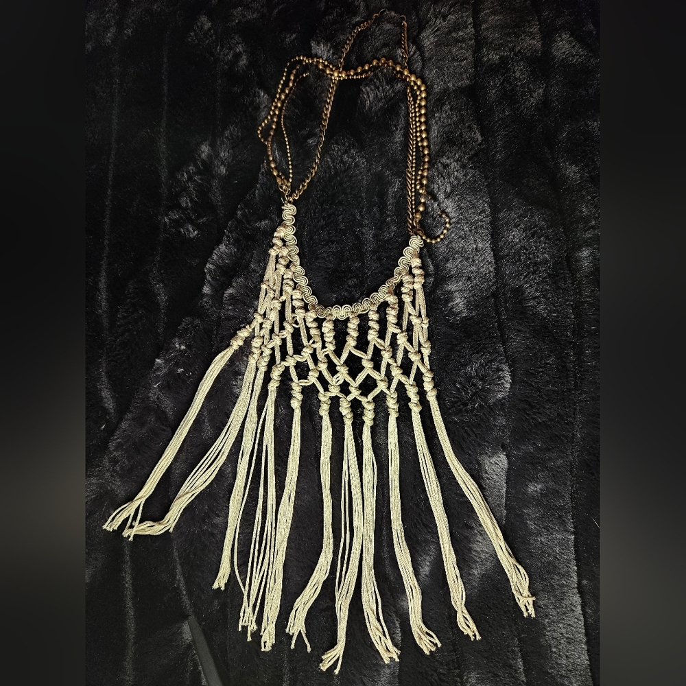 Vintage Tassel Necklace